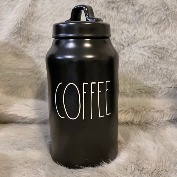 Rae Dunn Kitchen Rae Dunn Black Coffee Canister New Poshmark